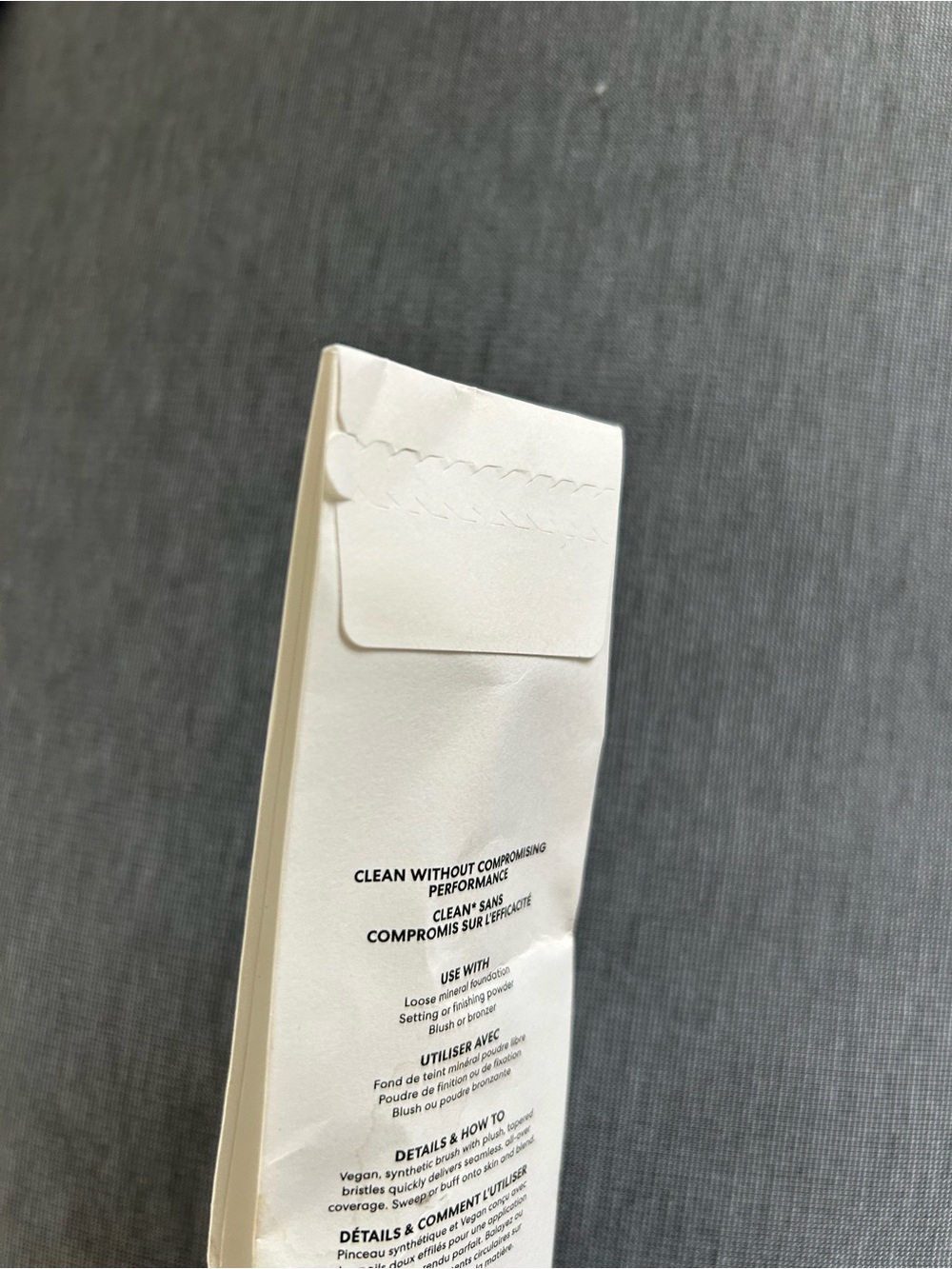 NWT! TWO bareMinerals Full Flawless Face Brushes (black handle, gray bristles) - Picture 6 of 6